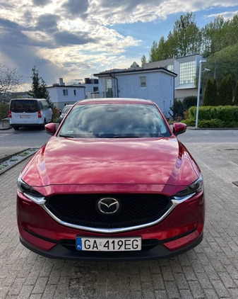 Mazda CX-5 cena 105000 przebieg: 116000, rok produkcji 2018 z Gdańsk małe 67